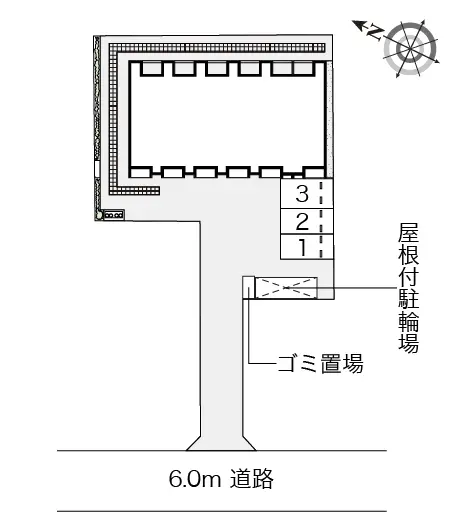 ★手数料０円★羽村市栄町２丁目 月極駐車場